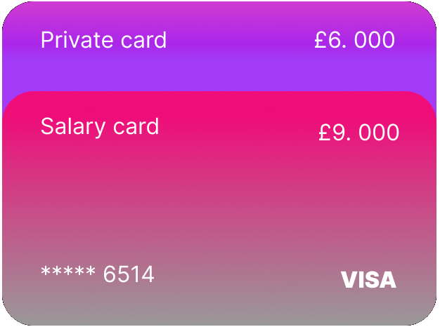 Illustration of a bank card representing finance tools